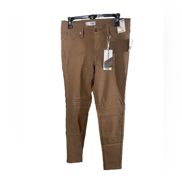 NWT YMI Forever Color Almond Tan Nylon Blend Pants Size 1X - Picture 3 of 5